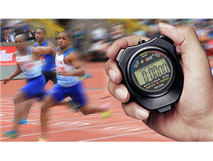 秒表與運動員的(de)閃耀